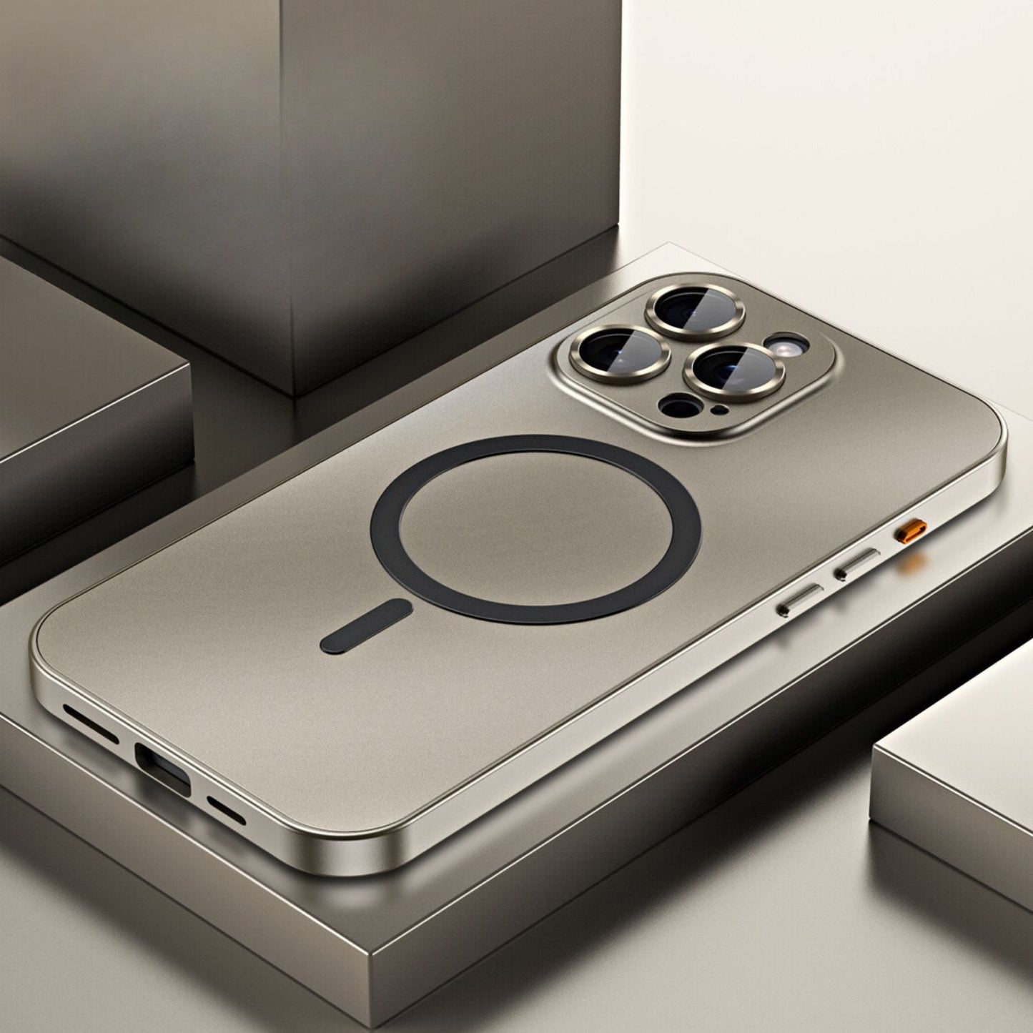 MagSafe iPhone 16 Pro Max Case - Metal, Silver | Protection