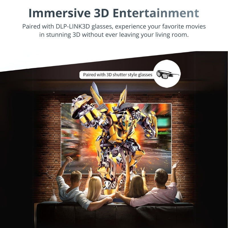 Portable Projector - Full HD, Google TV | Cinematic Experience