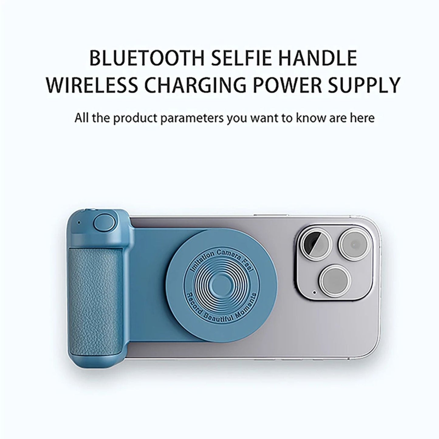 MagSafe Camera Grip - Wireless Charging, Purple | Stability