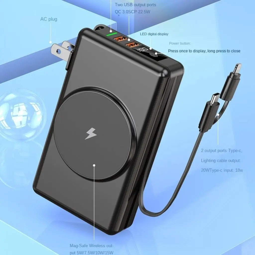 Universal Power Bank - 20000mAh, Fast Charging | Portable