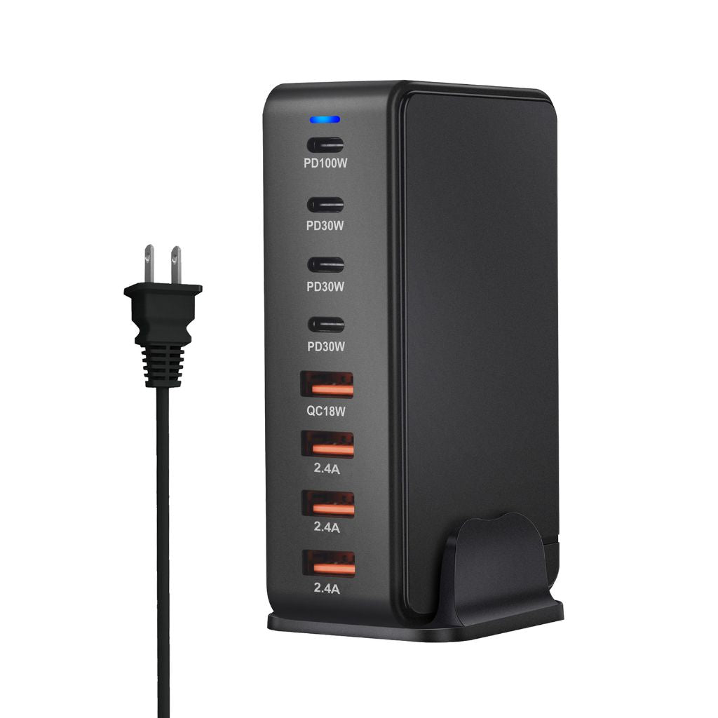 240W GaN Charger - 8-Port USB-C, Fast Charge | Compact