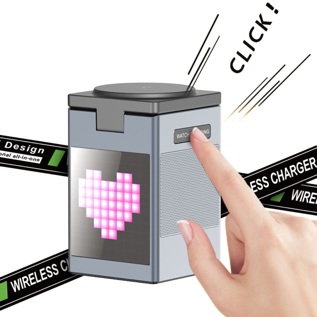 Magnetic Charger - 3-in-1 Wireless | Clutter-Free