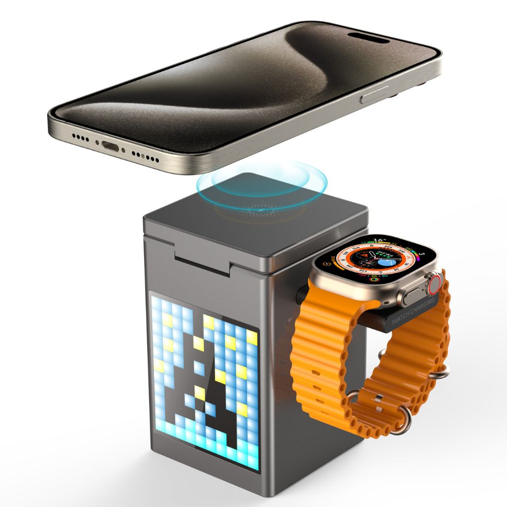 Magnetic Charger - 3-in-1 Wireless | Clutter-Free