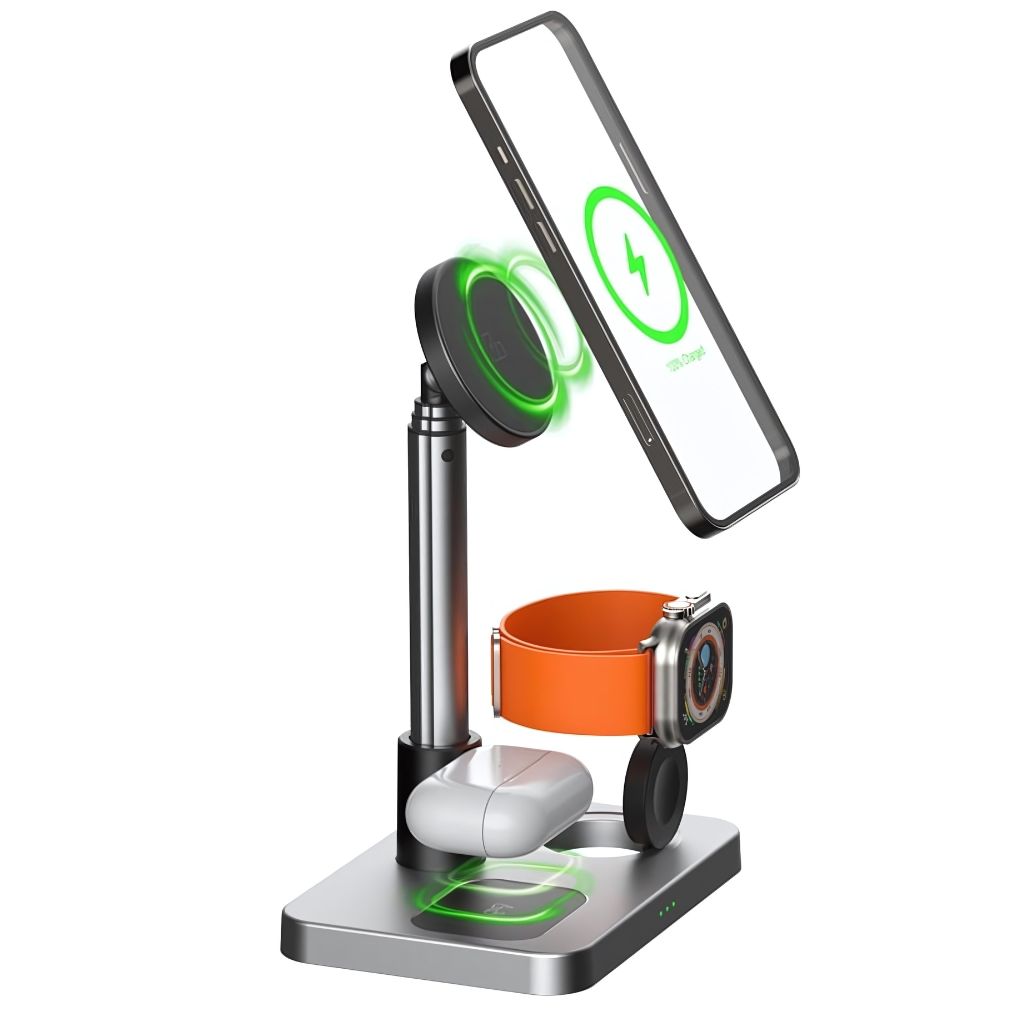 Magnetic Wireless Charger - 3-in-1 Apple | Fast Charge