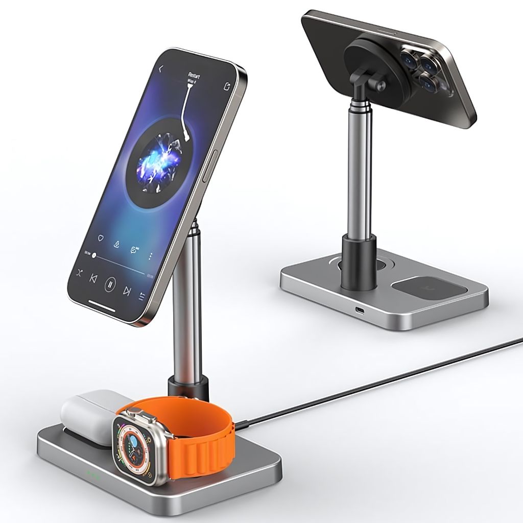 Magnetic Wireless Charger - 3-in-1 Apple | Fast Charge