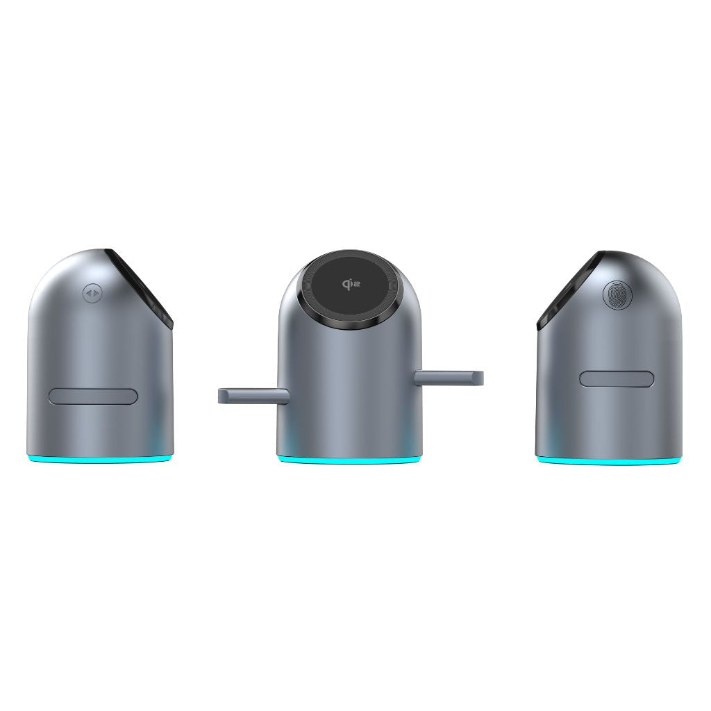 Qi2 Wireless Charger - 3-in-1, Auto-Rotate | Fast Charging