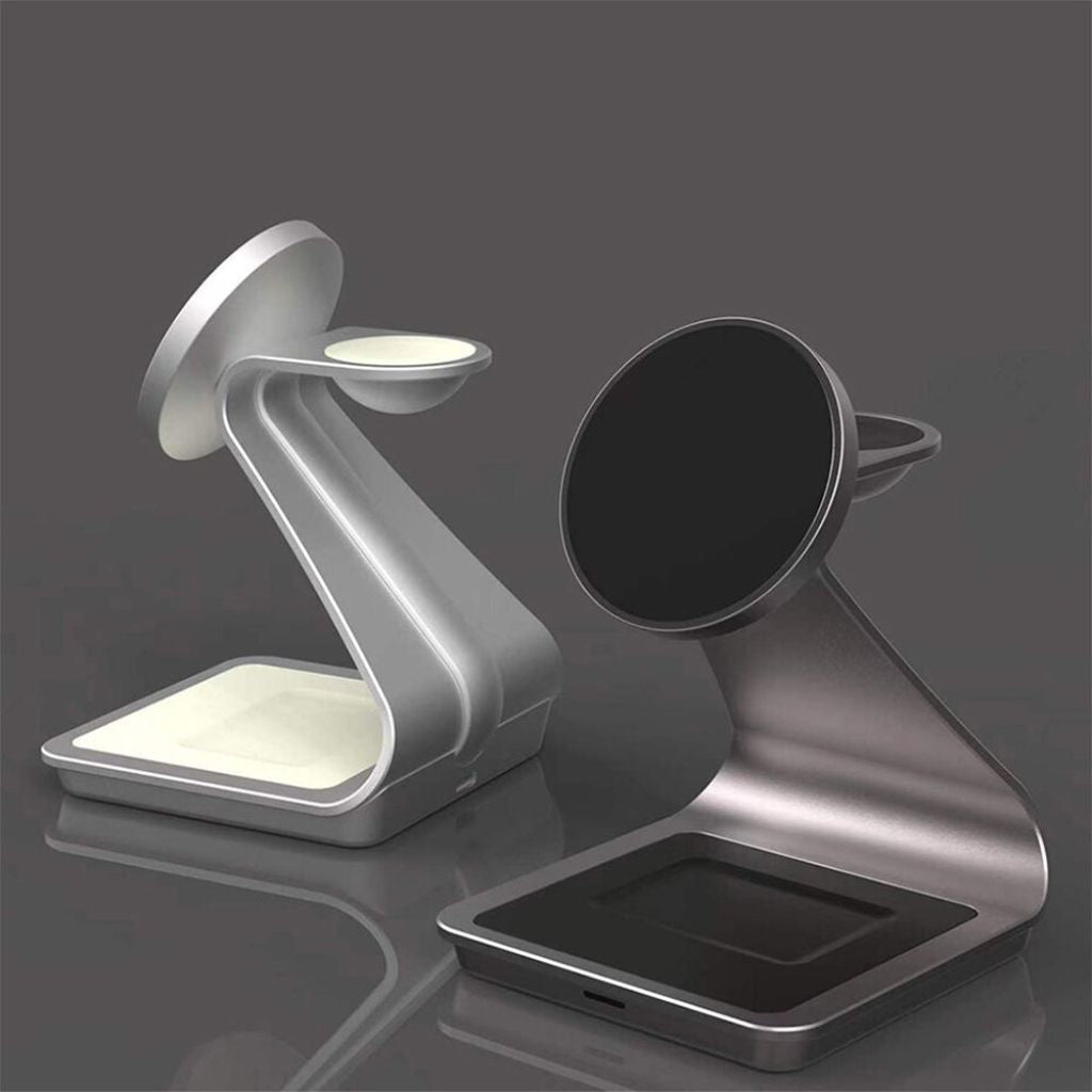 Apple 3 in 1 Charger - Magsafe, Aluminum | Tidy Desk
