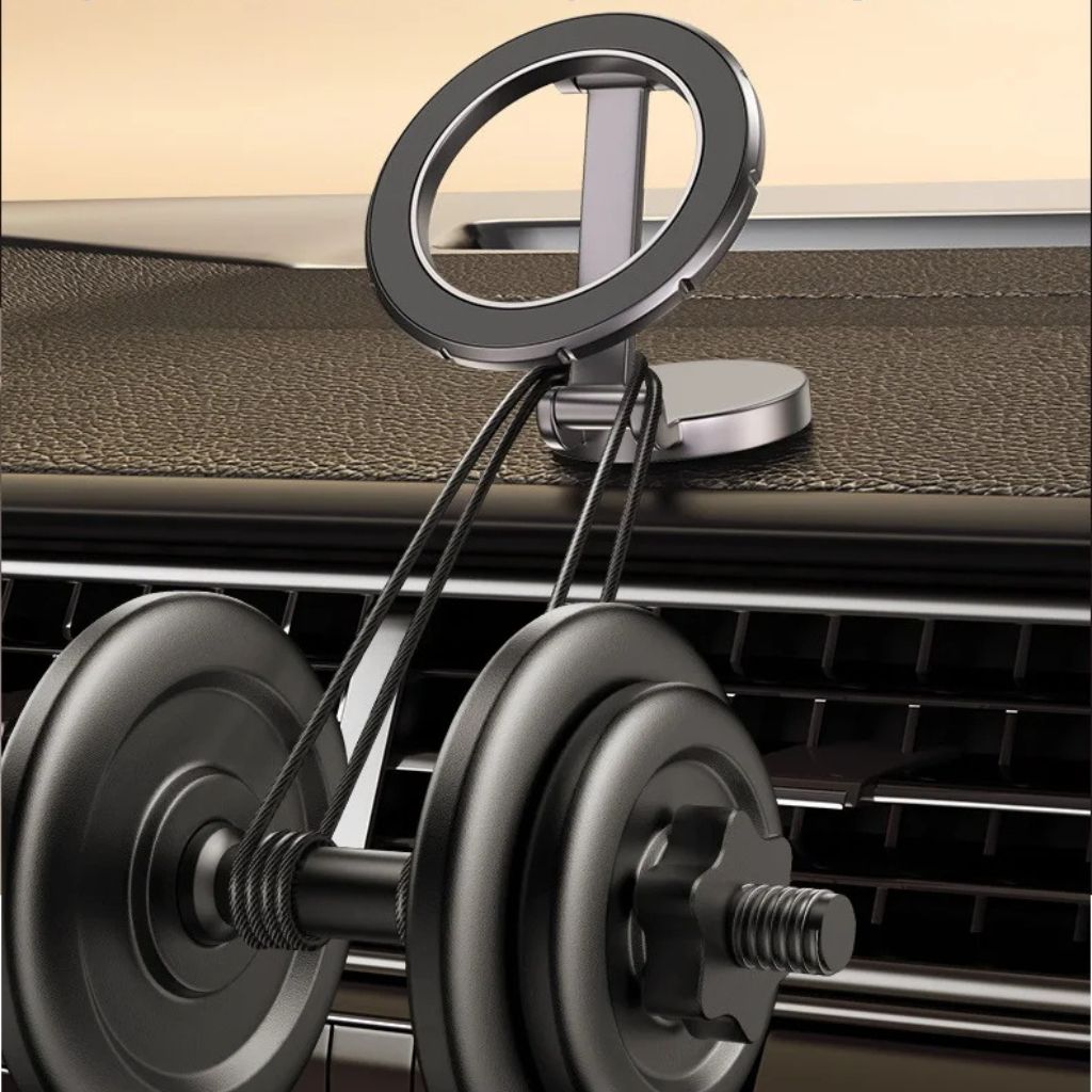 Magnetic Car Phone Holder - 360° Foldable | Safe Drive