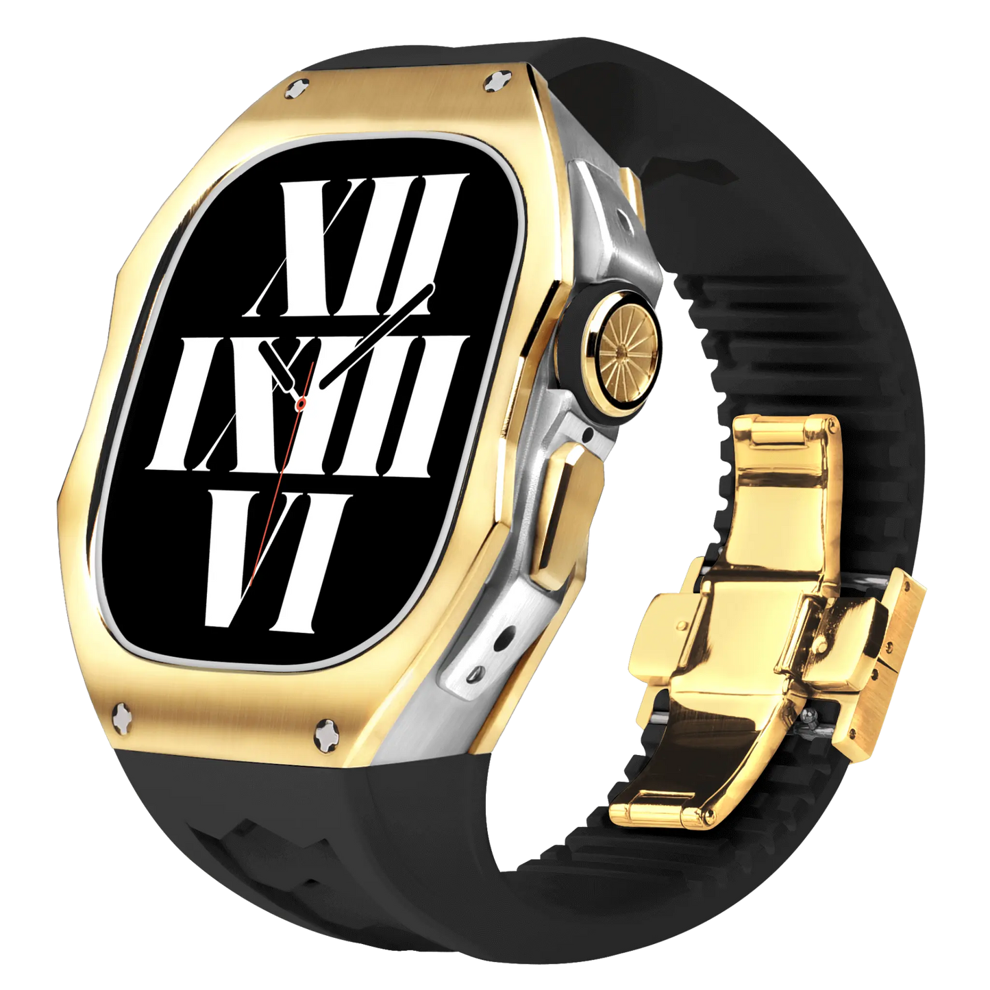 Titanium Apple Watch Ultra Case - Silver, Robust | Luxury