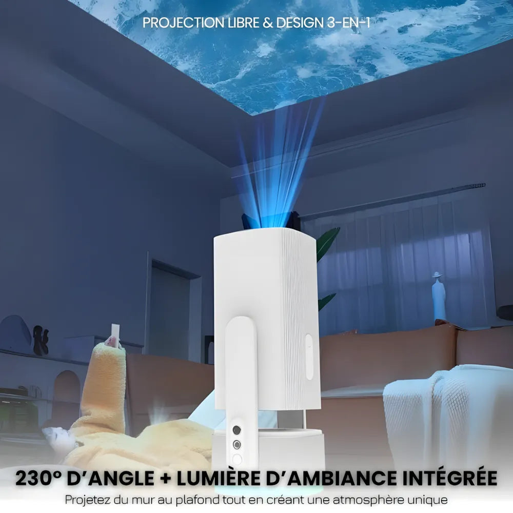 Portable Projector - 230° Flexible, Android 11 | HiFi Sound