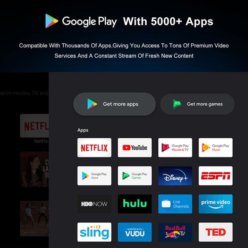 4K Projector Streaming Stick - HDR, Google Assistant | Smart Hub