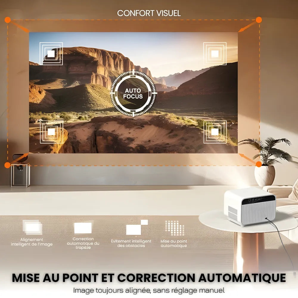 Full HD Home Cinema Projector - Android & WiFi | Immersive