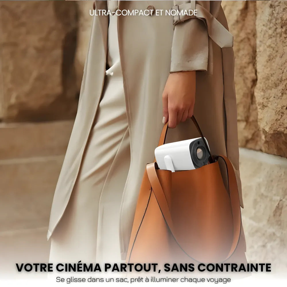 Portable Projector - 230° Flexible, Android 11 | HiFi Sound