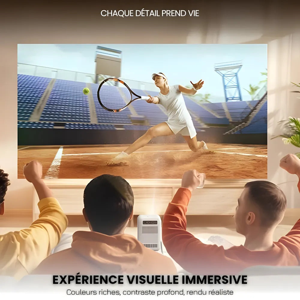 Portable Android Projector - HD, Auto Focus | Cinema Anywhere