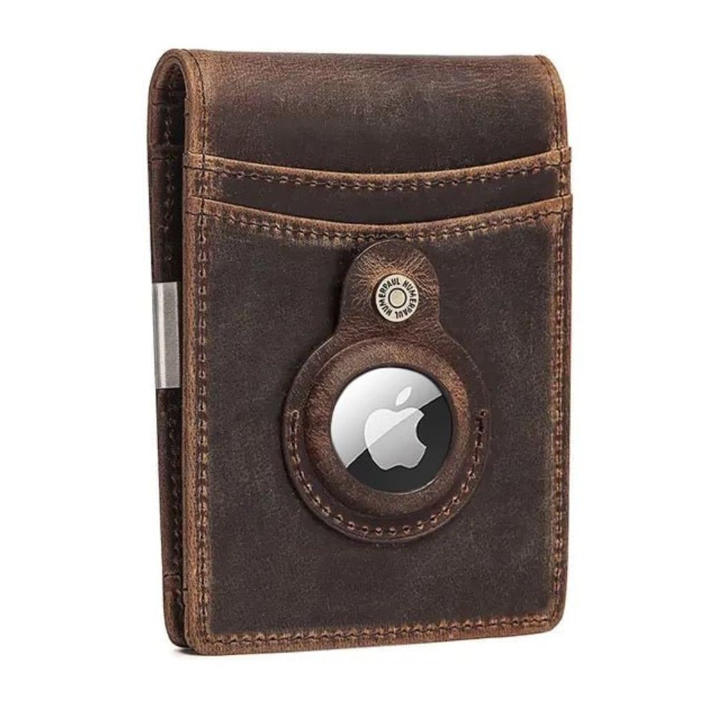 AirTag Leather Wallet - RFID Blocking, Slim | Secure Style