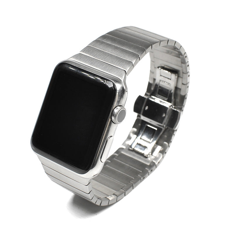 Apple Watch Stainless Steel Band - Midnight Steel | Sophistication