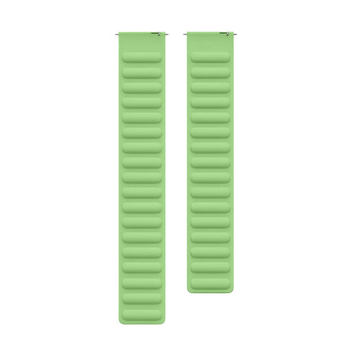 Magnetic Watch Strap - Mint Green Leather | Comfort