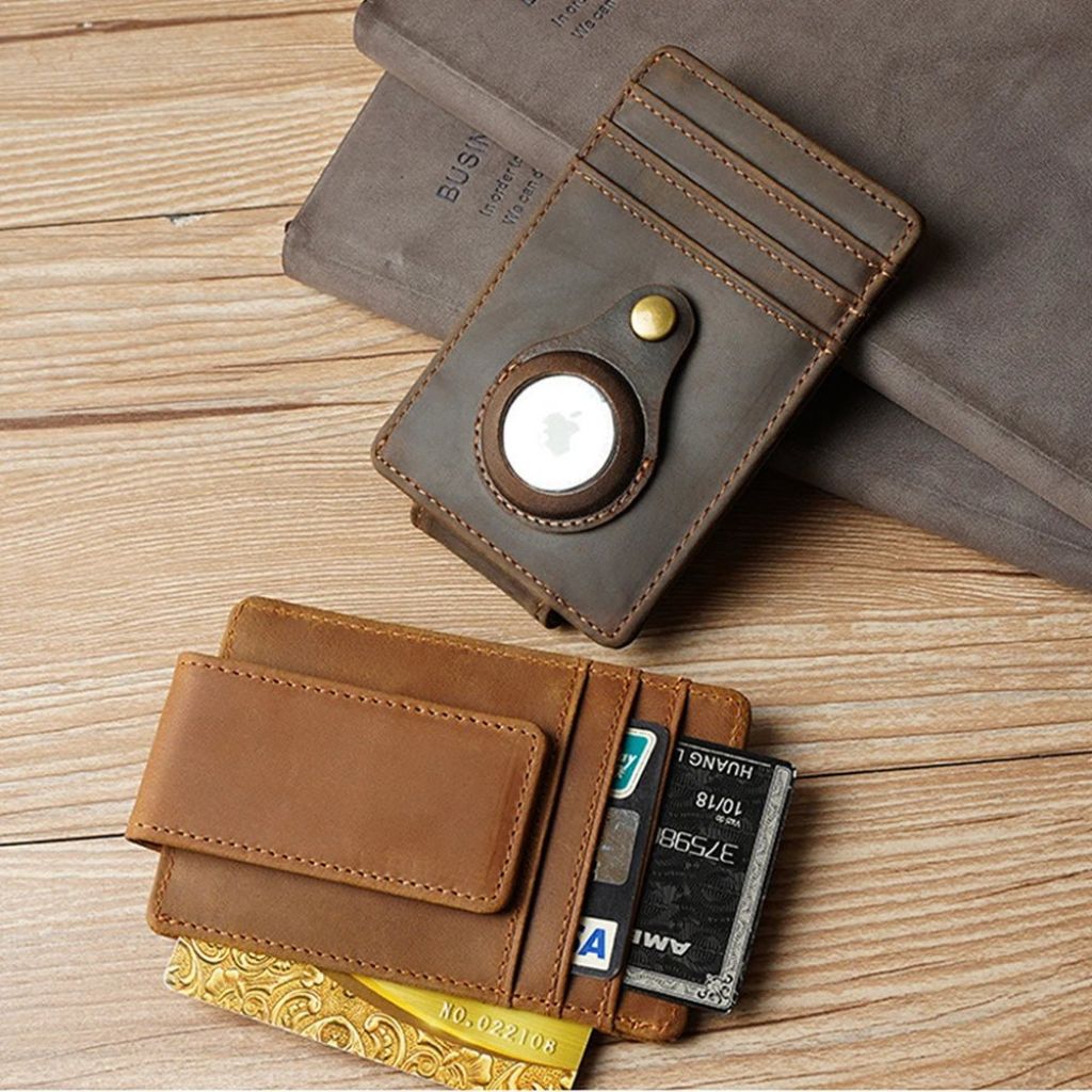 AirTag Wallet - Leather RFID Slim | Secure Style