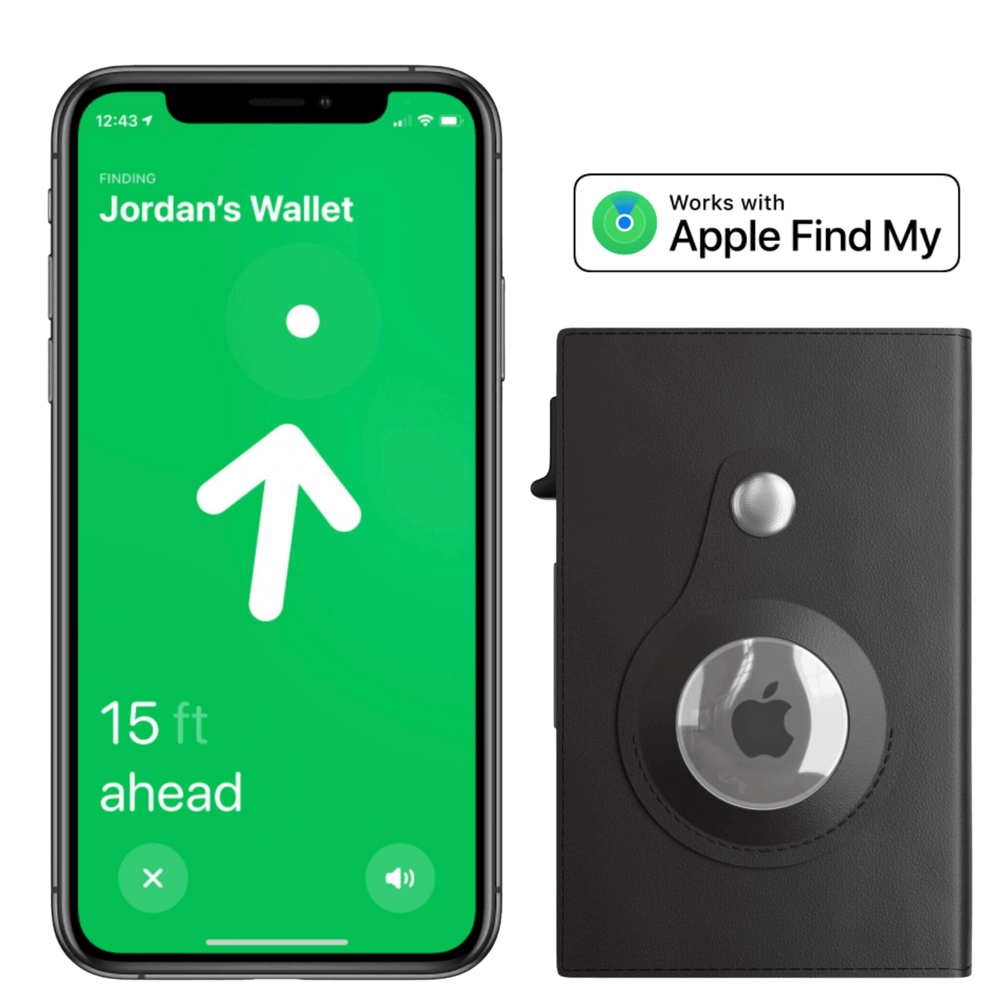 AirTag Wallet - Vegan Leather, RFID | Secure Style