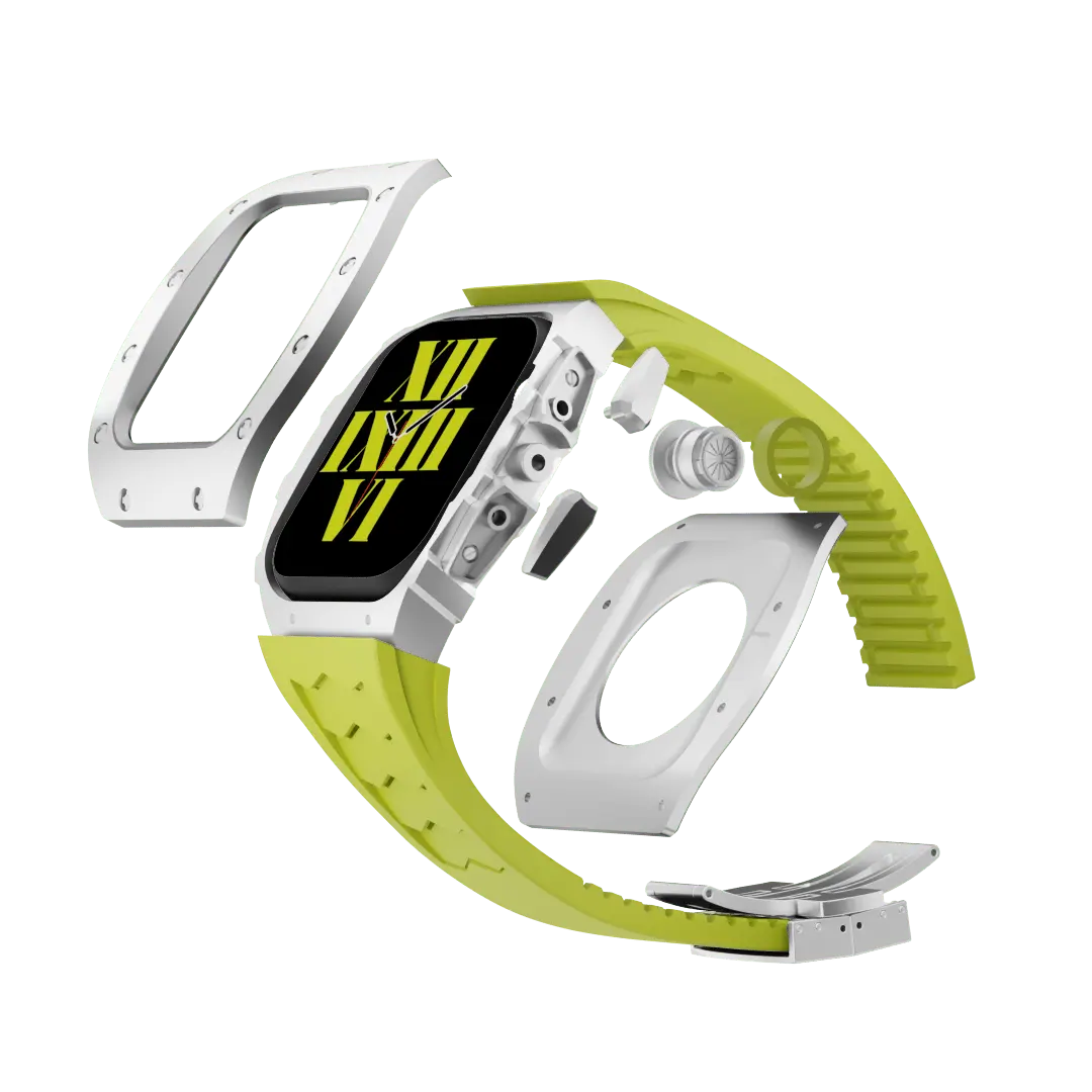 Titanium Apple Watch Case - 44/45mm Silver | Sophistication