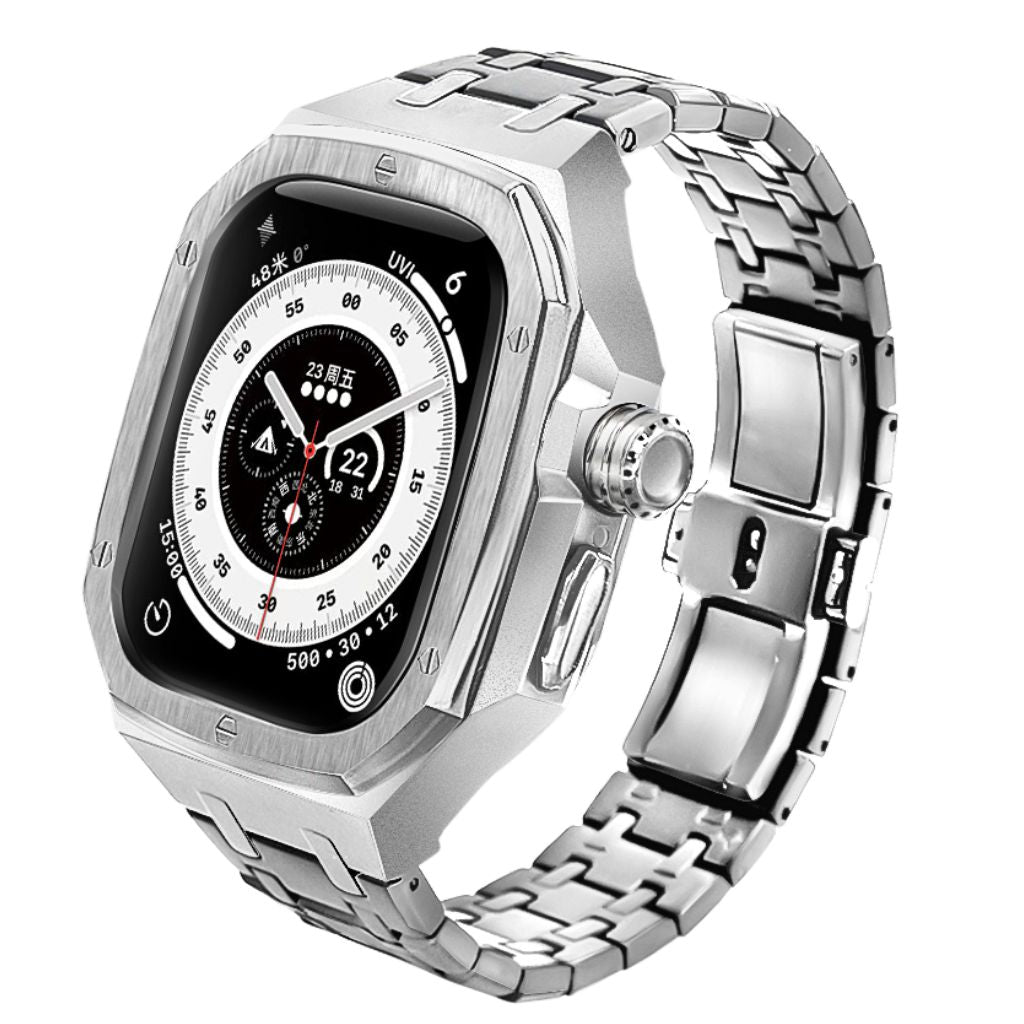 Silver Apple Watch Case - Stainless Steel 45mm | Style