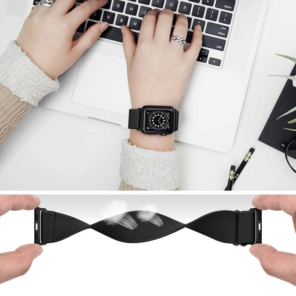 Apple Watch Scrunchie Strap - Soft Fabric, Adjustable | Comfort