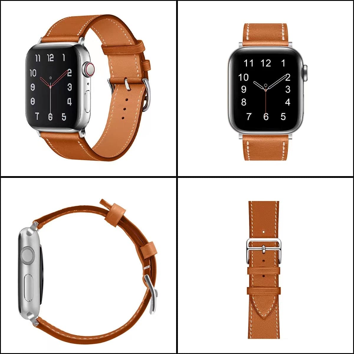 Red Leather Apple Watch Strap - Premium Leather | Style