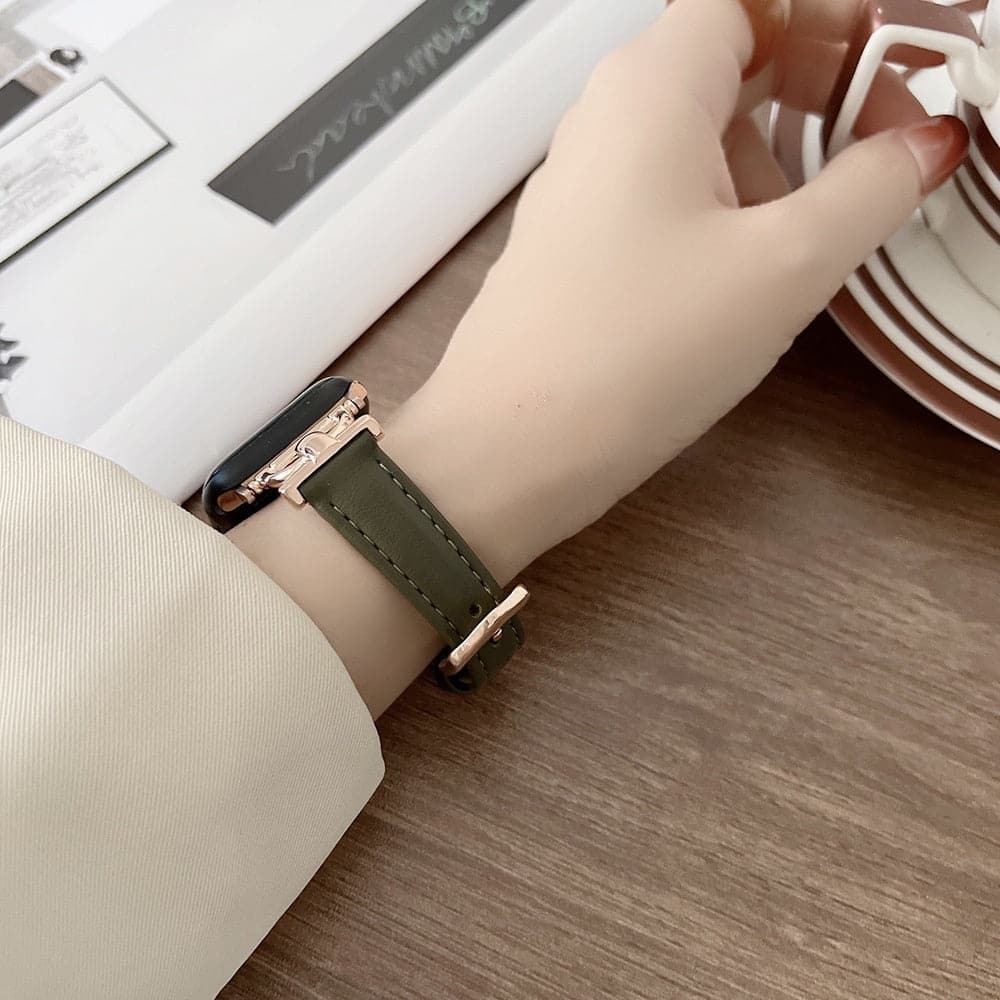 Luxury Leather Apple Watch Strap - Premium Feel | Sophistication