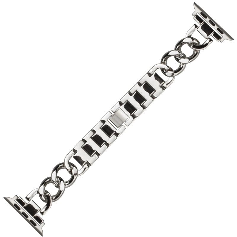Luxury Apple Watch Bands - Wide Link, Steel | Elegant Style