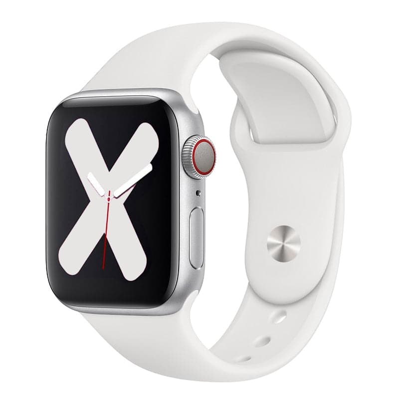 Apple Watch Silicone Sport Band - Crisp White, Comfort | Secure