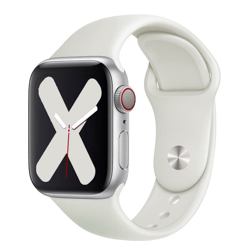 Apple Watch Silicone Sport Band - Crisp White, Comfort | Secure