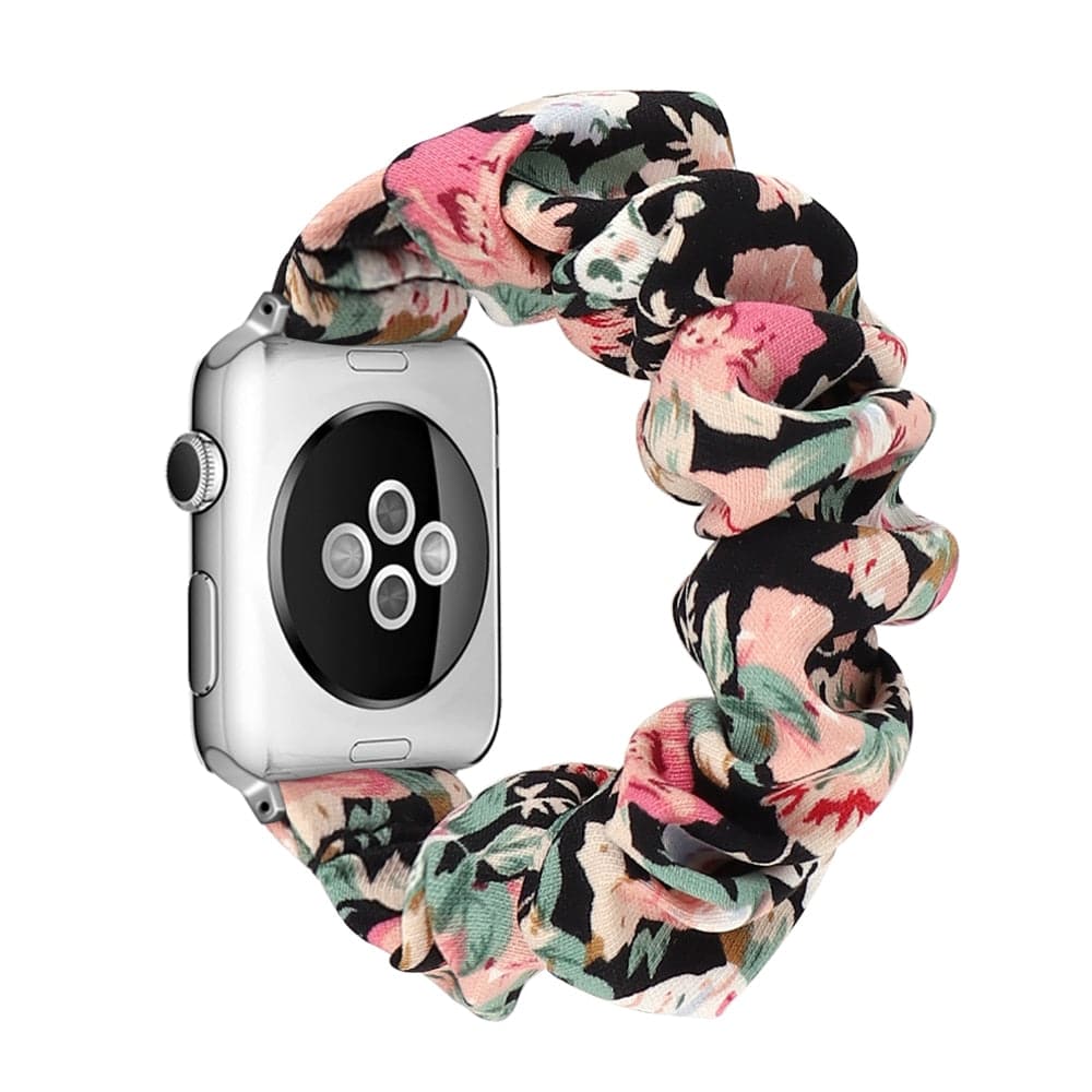 Floral Fabric Apple Watch Band - Soft Scrunchie | Style