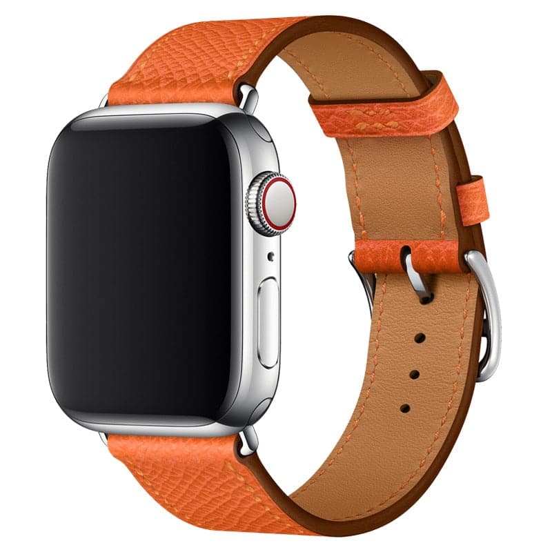 Red Leather Apple Watch Strap - Premium Leather | Style