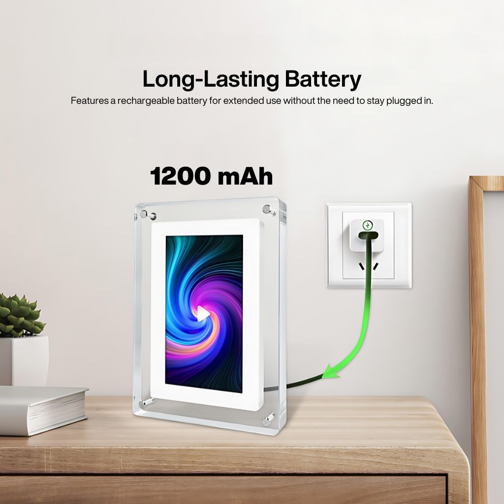 Digital Photo Frame - HD, Motion Sensor | Cherished Memories
