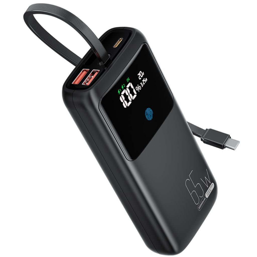 65W Laptop Power Bank - PD Fast Charging, 20000mAh | Portable