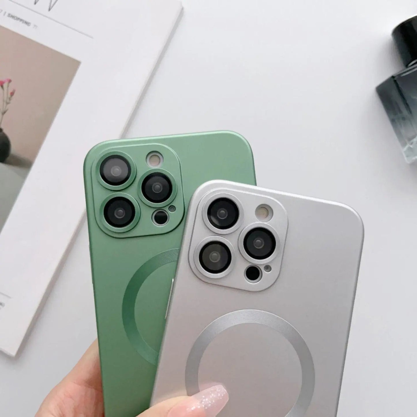 Magnetic iPhone Case - Metallic, Lightweight | Style