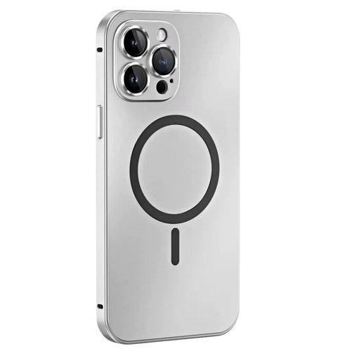 MagSafe iPhone 16 Pro Max Case - Metal, Silver | Protection