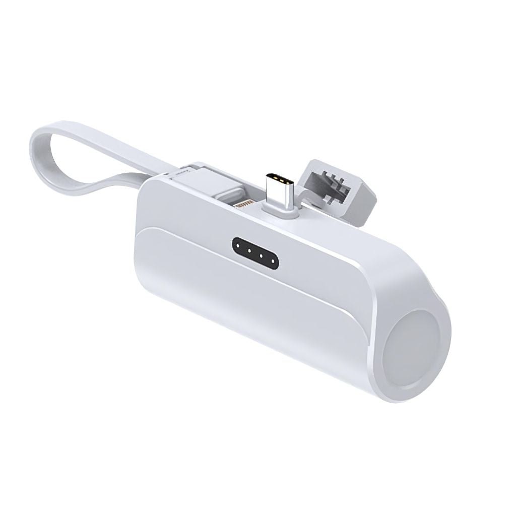Mini Power Bank - Compact, USB-C | Portable Style