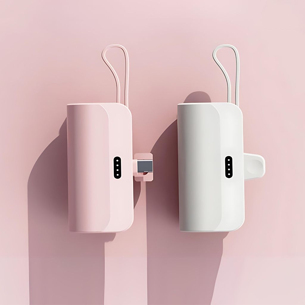 Mini Power Bank - Compact, USB-C | Portable Style