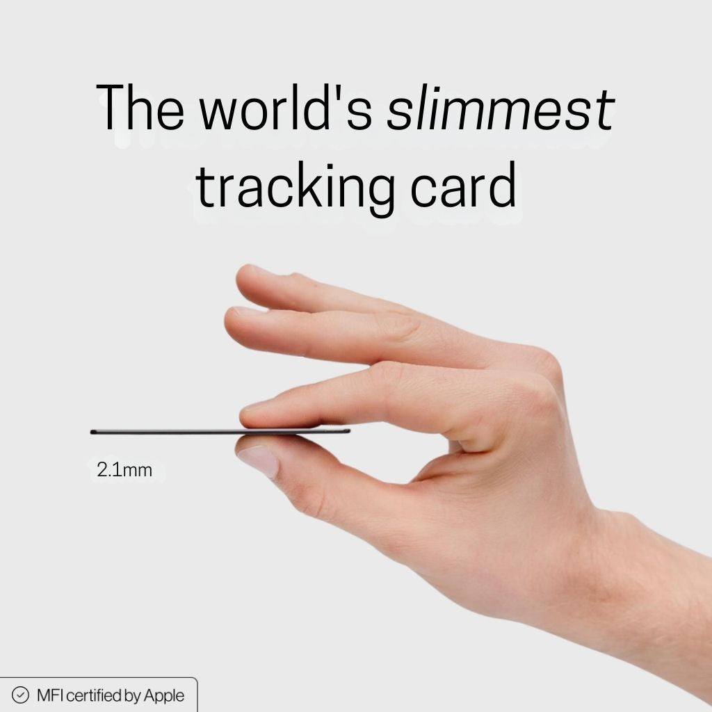 Wallet Tracker Card - Ultra-Thin, Find My | Peace of Mind