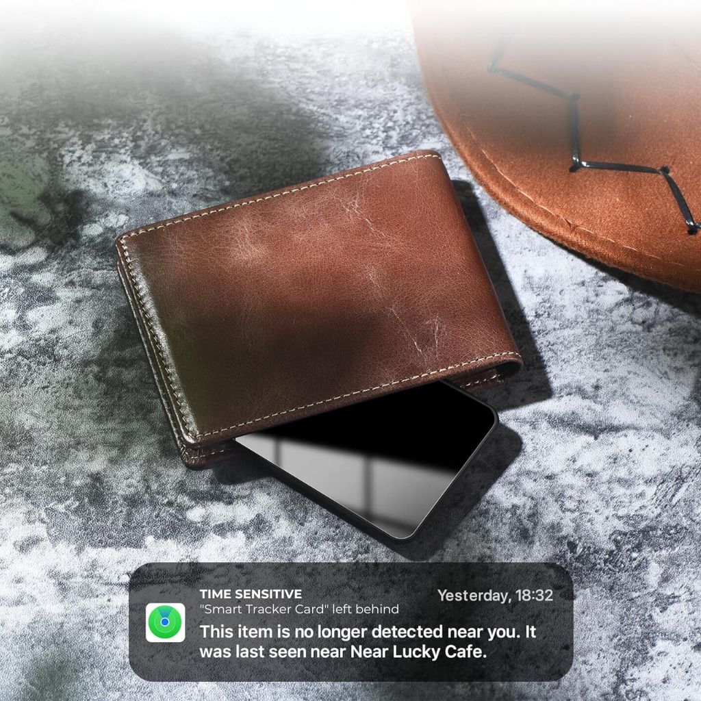 Wallet Tracker Card - Ultra-Thin, Find My | Peace of Mind