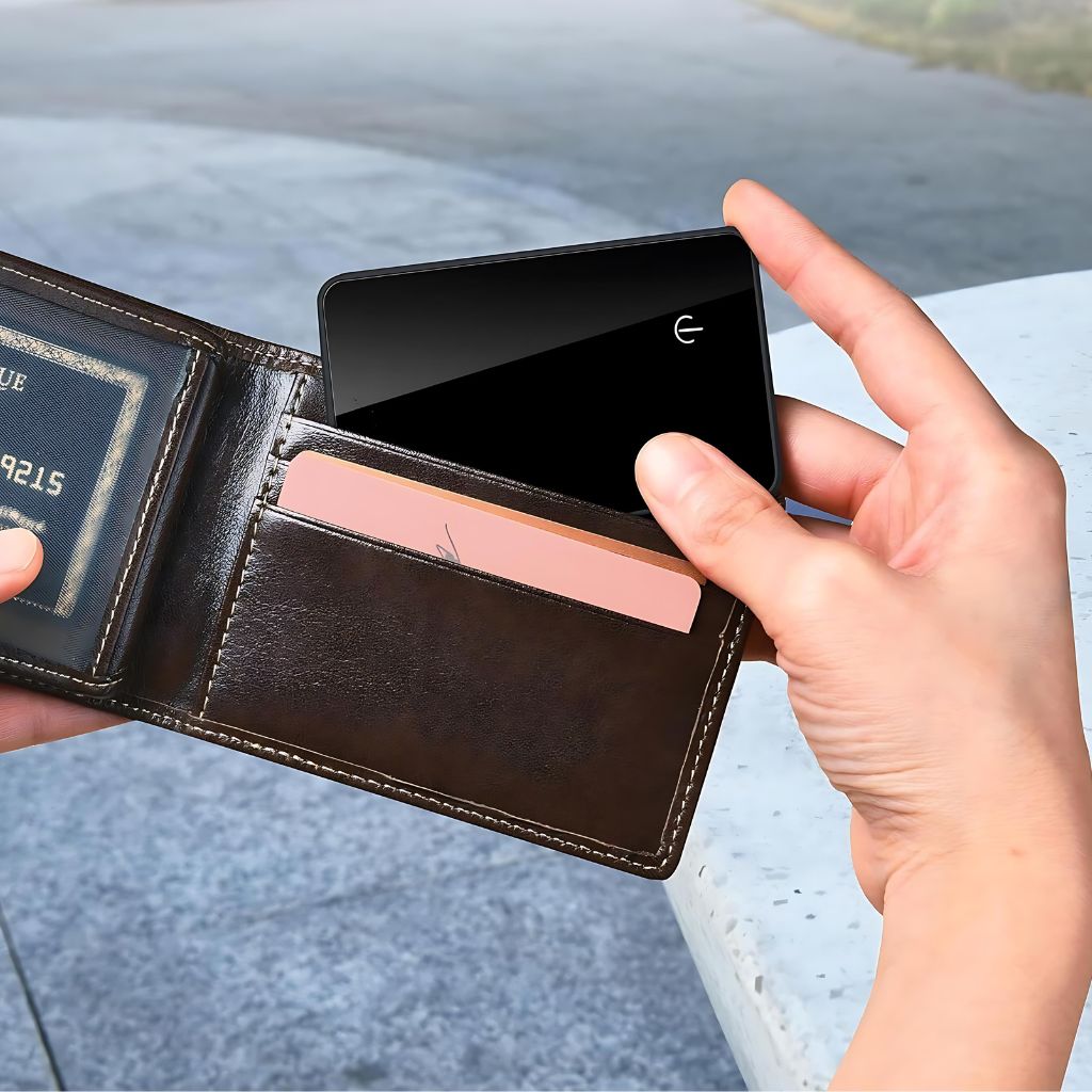 Wallet Tracker Card - Ultra-Thin, Find My | Peace of Mind