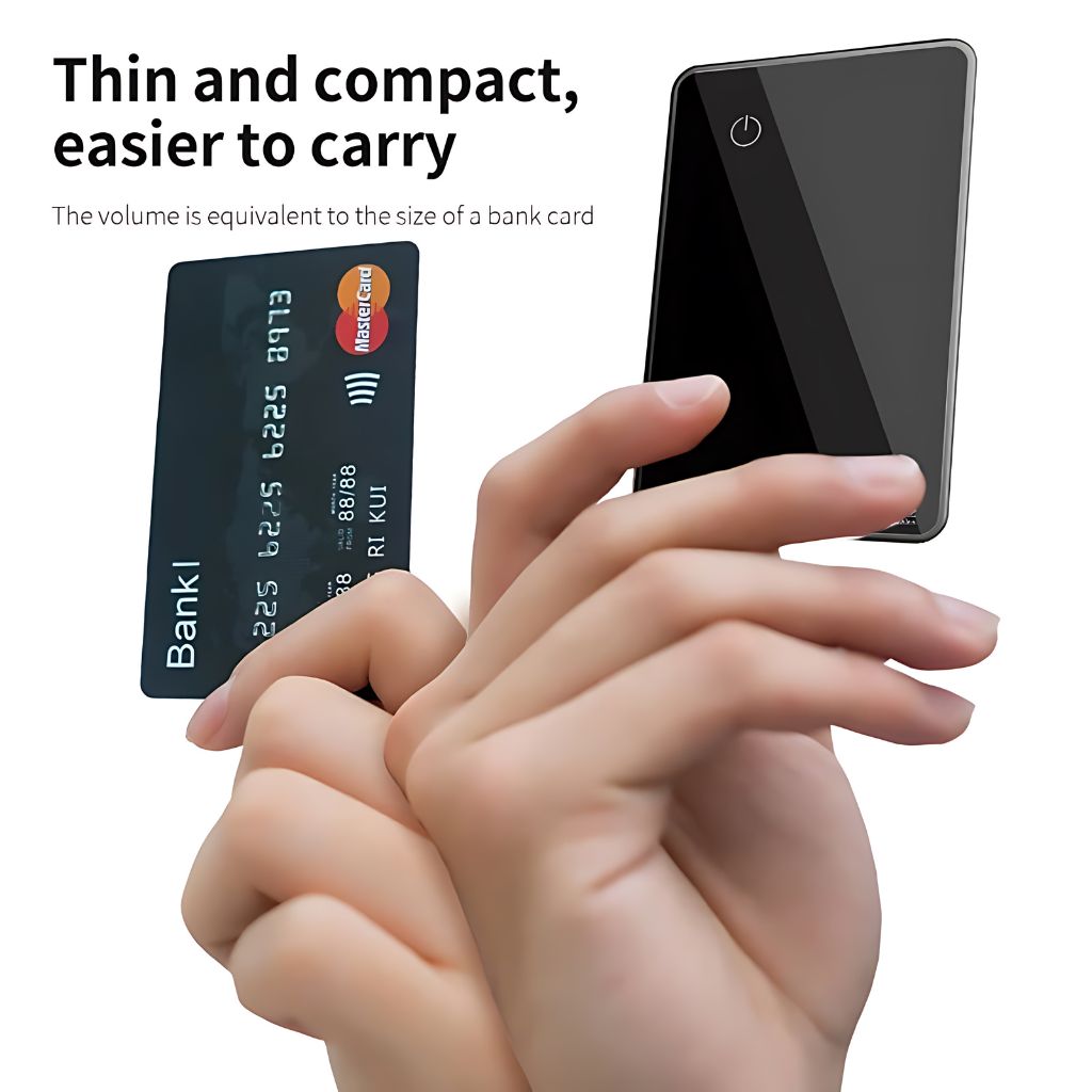 Wallet Tracker Card - Ultra-Thin, Find My | Peace of Mind