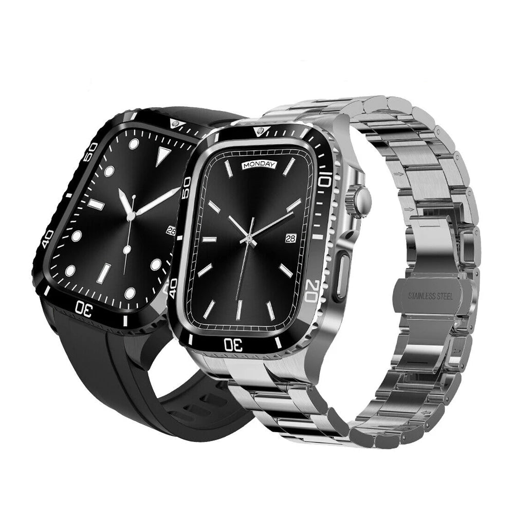 Apple Watch Stainless Steel Case - Durable, Sleek | Protection