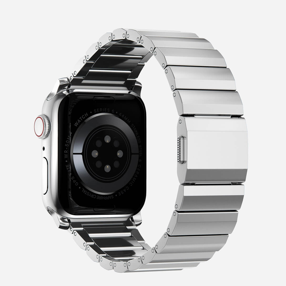 Apple Watch Titanium Band - Polished Gray, Magnetic | Elegant