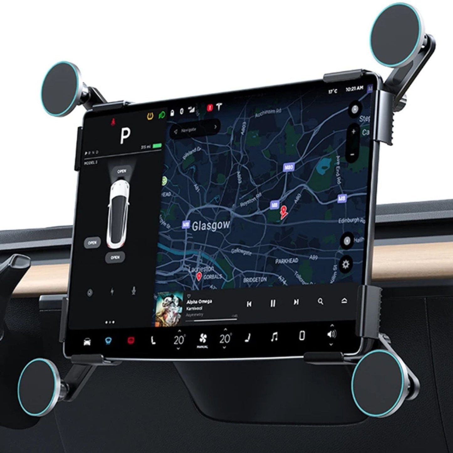 Tesla MagSafe Car Charger - Wireless, Fast | Clean Cabin