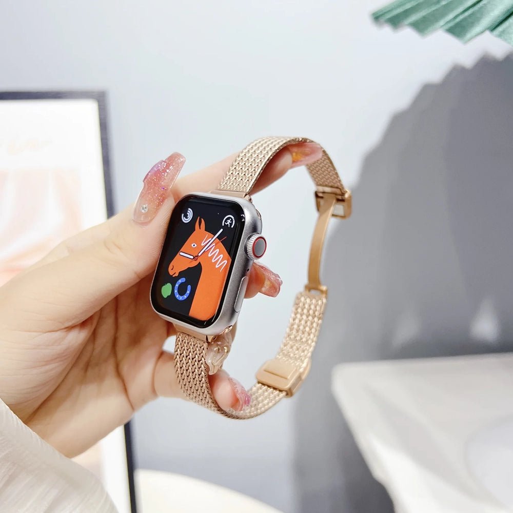 Apple Watch Strap Women - Rose Gold, Thin | Elegant