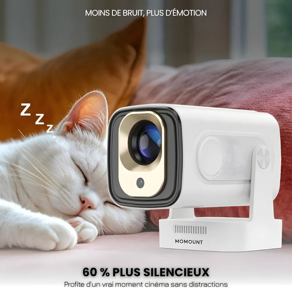 Portable Smart Projector - Android 11, 1080p | Home Cinema