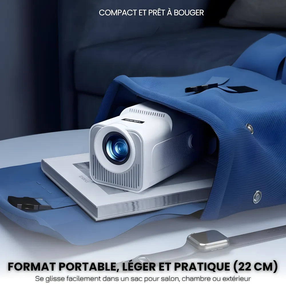 Full HD Portable Projector - Android 13, 1080p | Cinema Anywhere