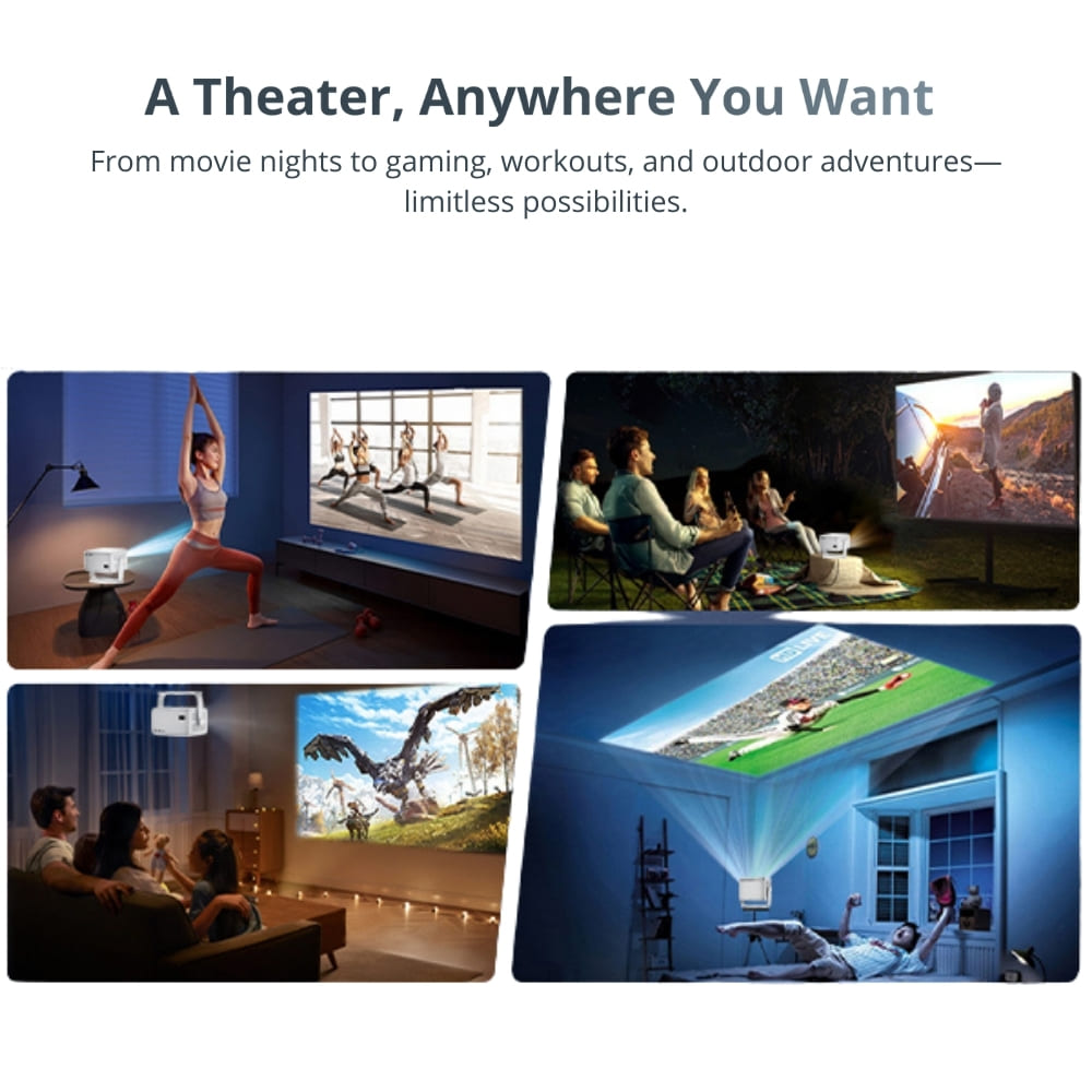 Smart Projector - 2K, 120" | Immersive Cinema